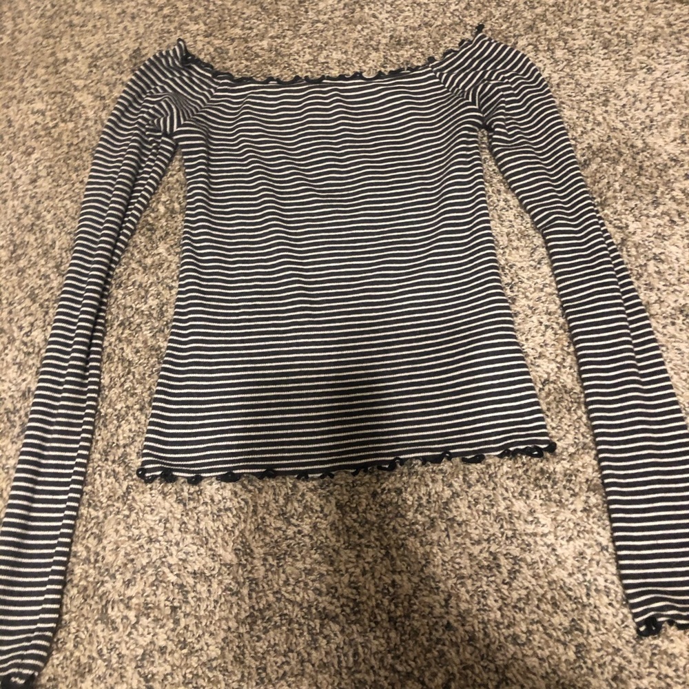 Lettuce Trim off the shoulder long sleeve
